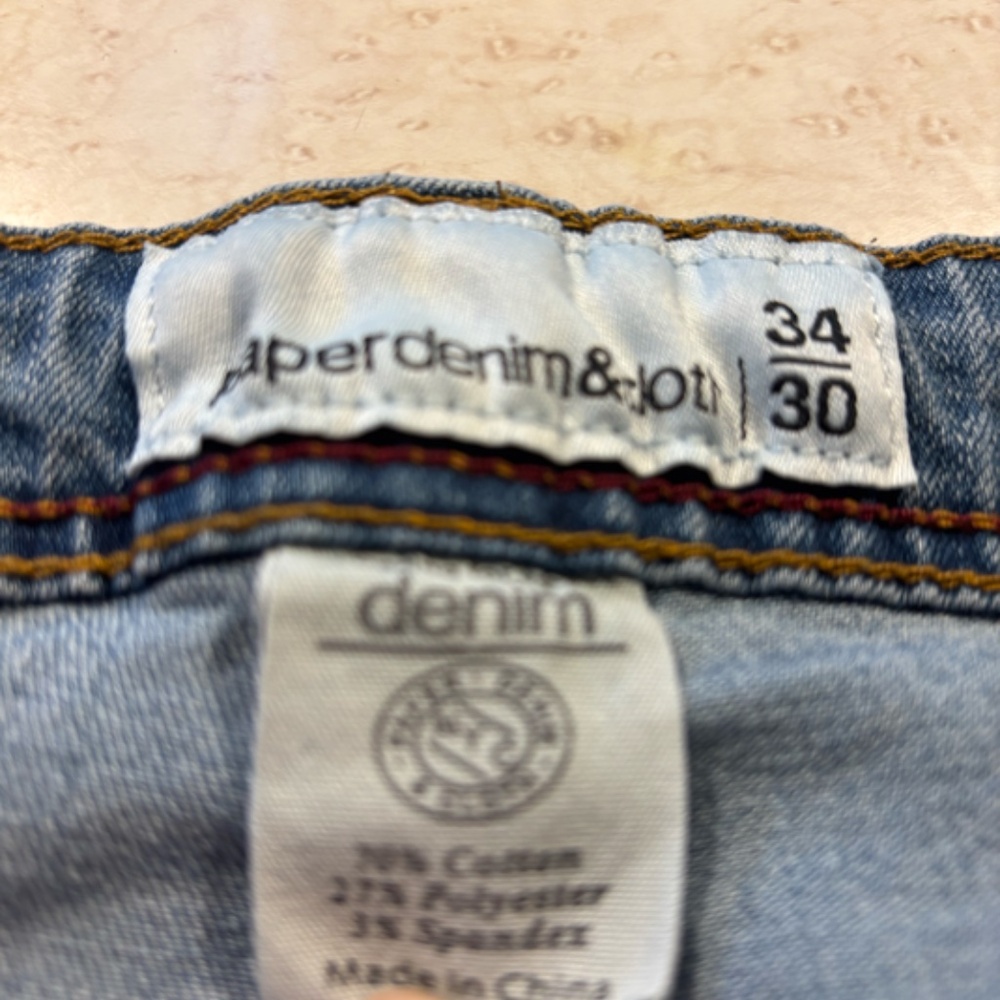 Paperdenim & Cloth mens 34x30 jeans - Picture 5 of 5